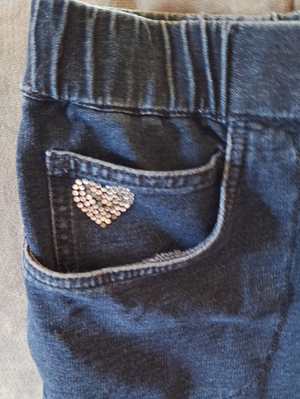 Quacker Factory Cropped Dreamme Jeans With Bling Size 2X - Picture 5 of 10